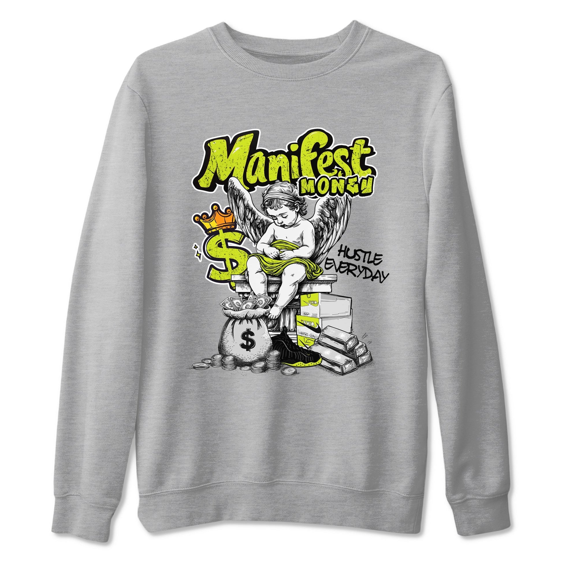 Manifest Money Sneaker Tees - Air Foamposite One Black Volt