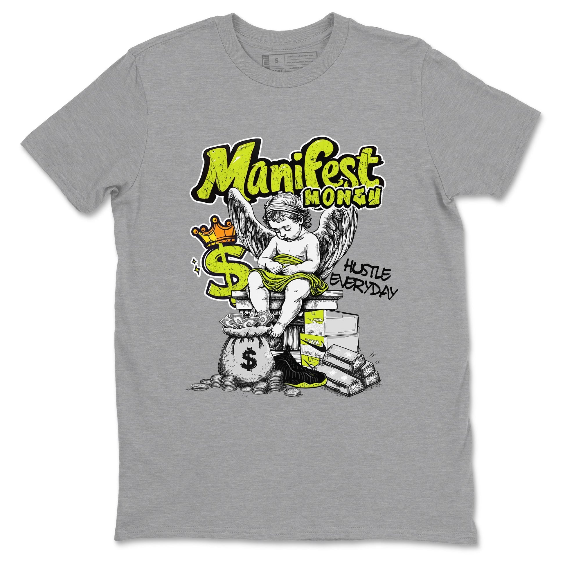 Manifest Money Sneaker Tees - Air Foamposite One Black Volt