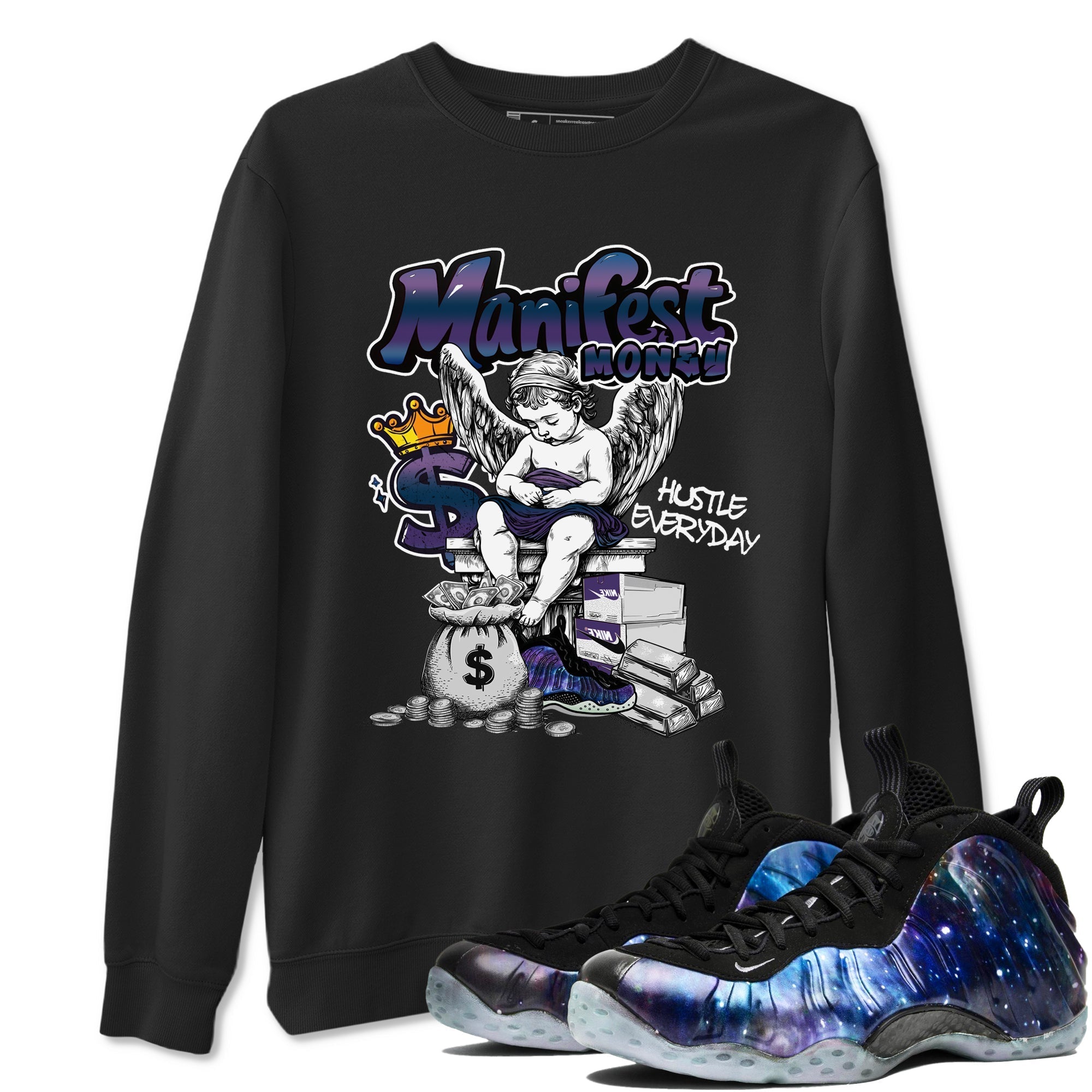 Manifest Money Sneaker Tees - Air Foamposite One Galaxy