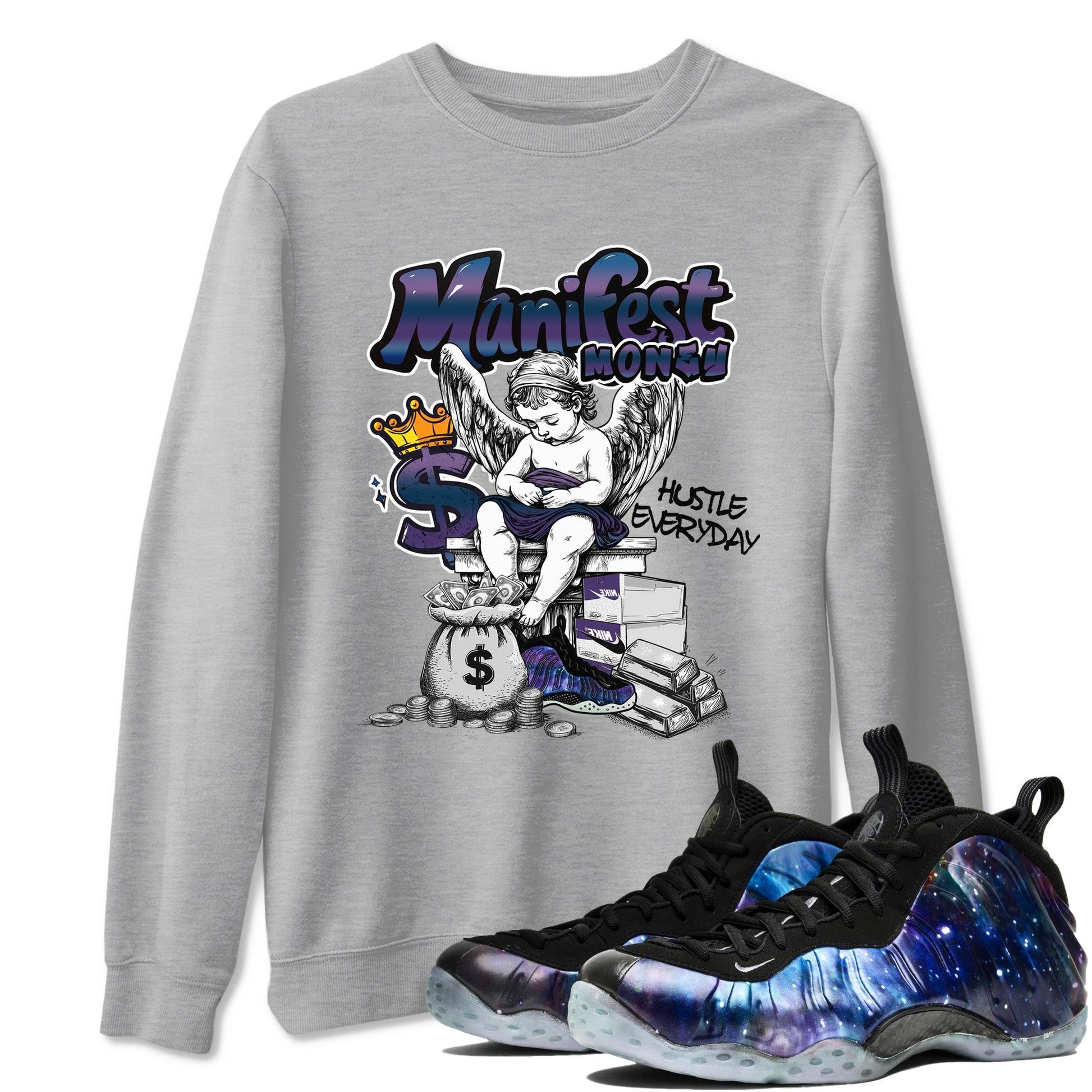 Manifest Money Sneaker Tees - Air Foamposite One Galaxy