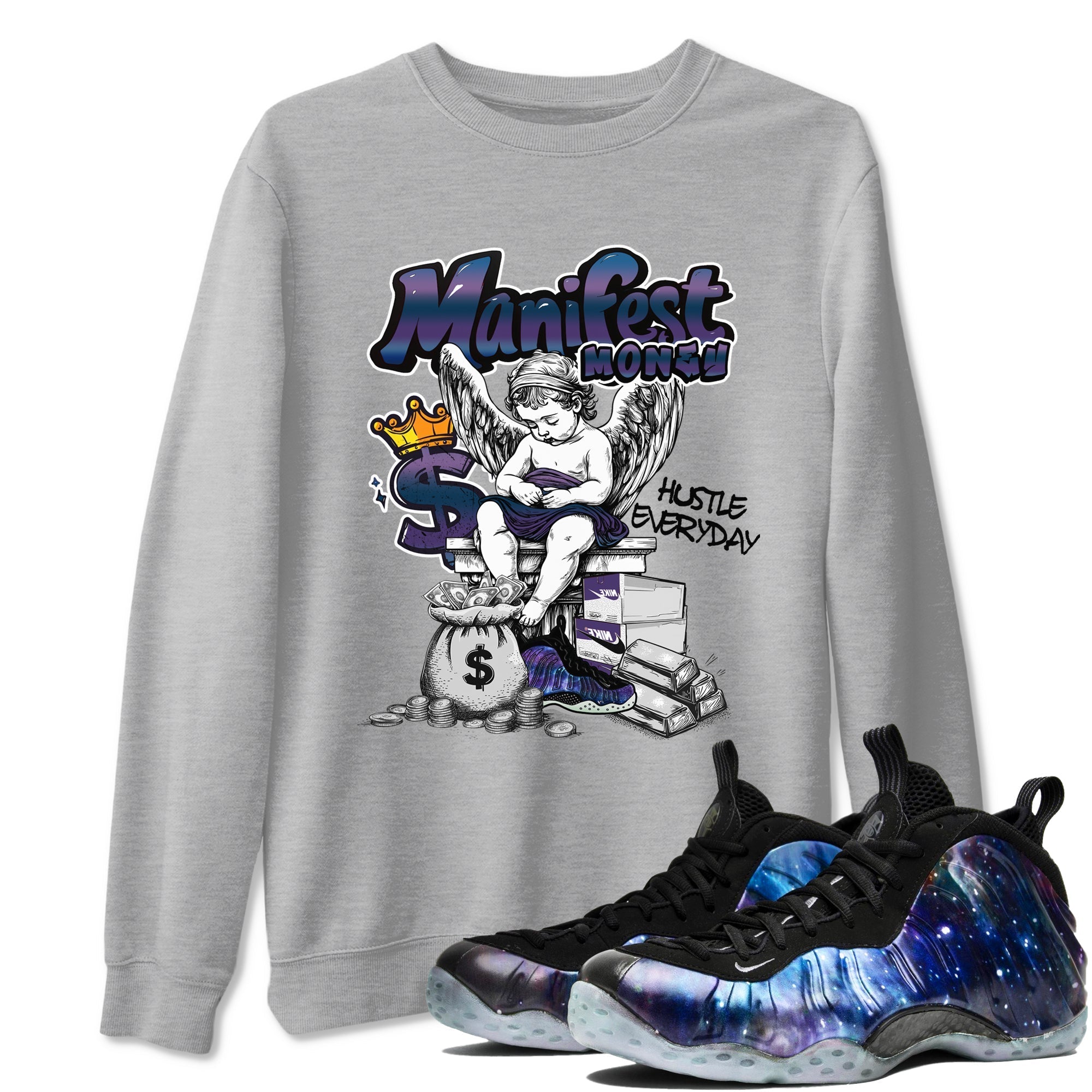 Manifest Money Sneaker Tees - Air Foamposite One Galaxy