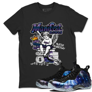 Manifest Money Sneaker Tees - Air Foamposite One Galaxy