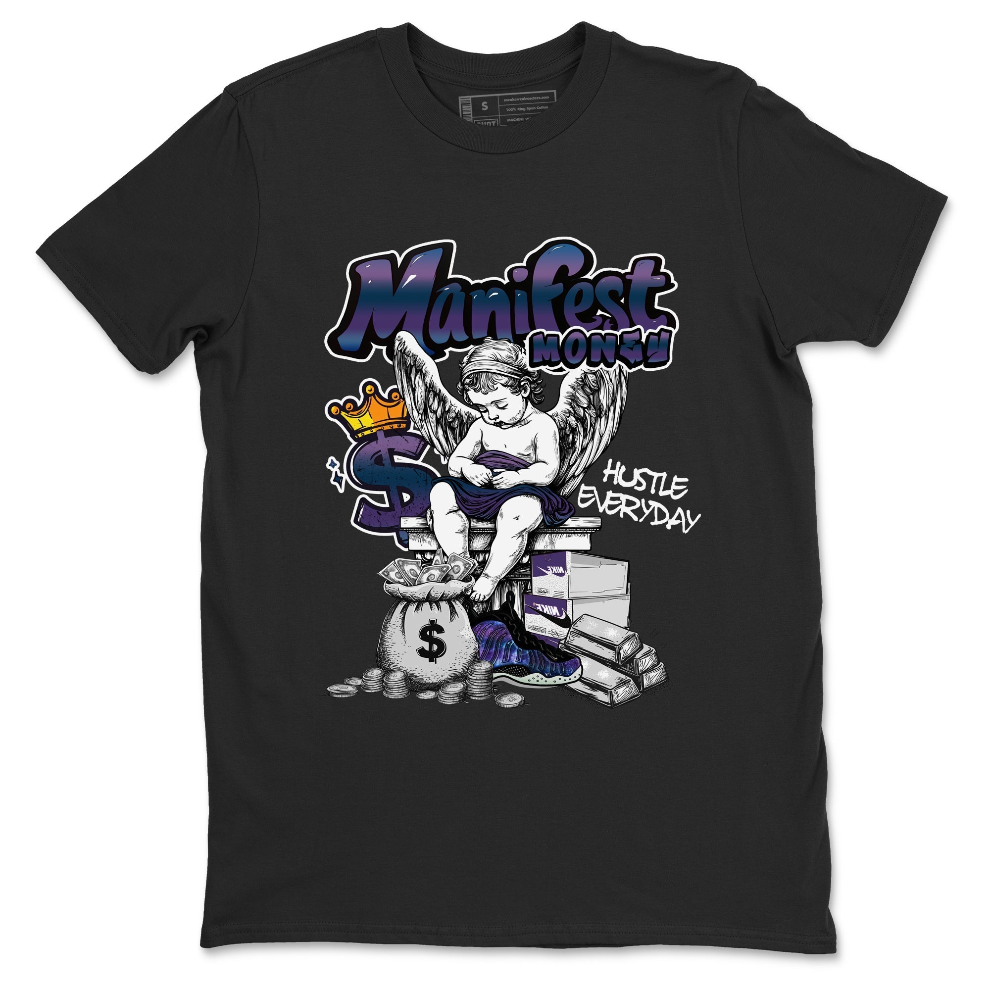Manifest Money Sneaker Tees - Air Foamposite One Galaxy