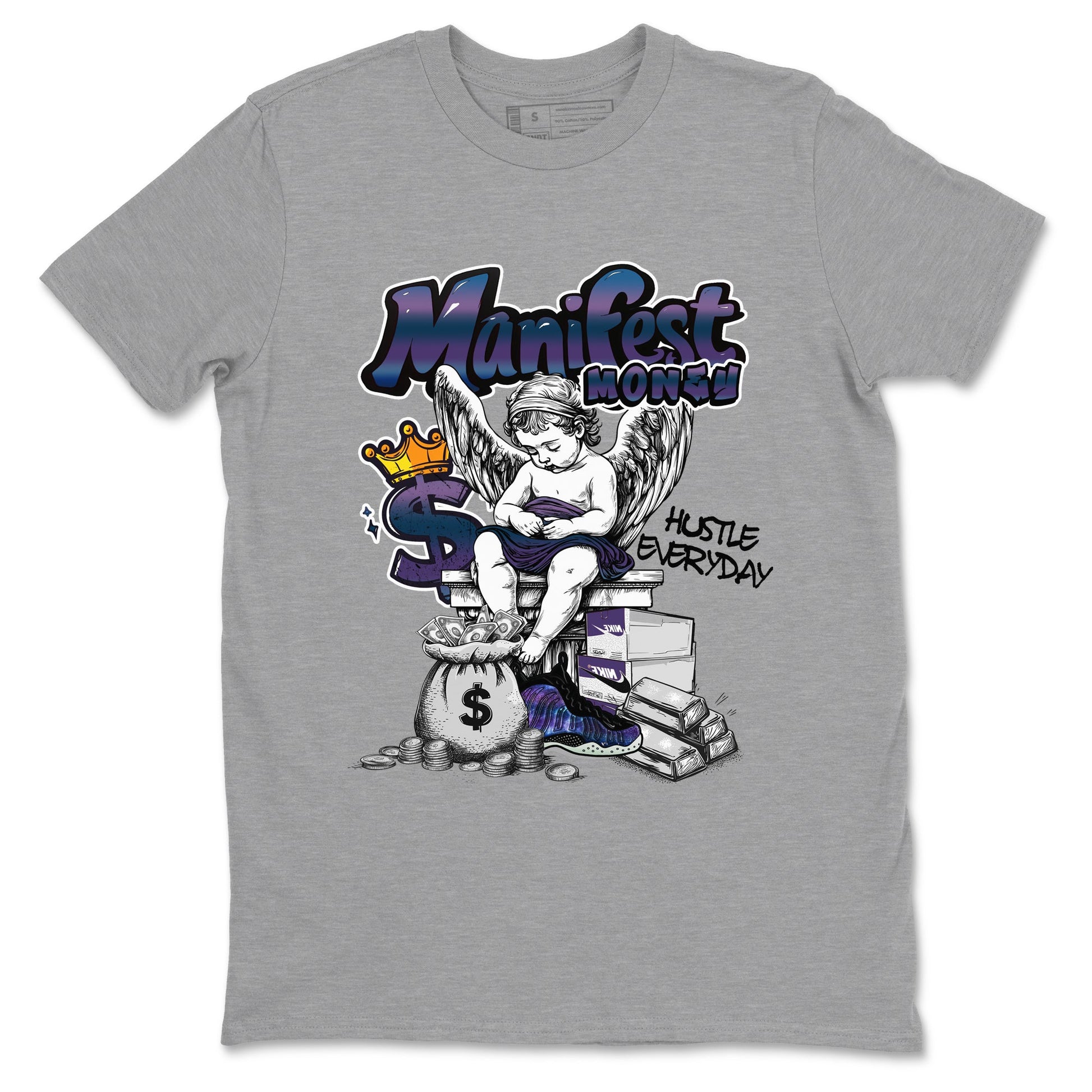 Manifest Money Sneaker Tees - Air Foamposite One Galaxy