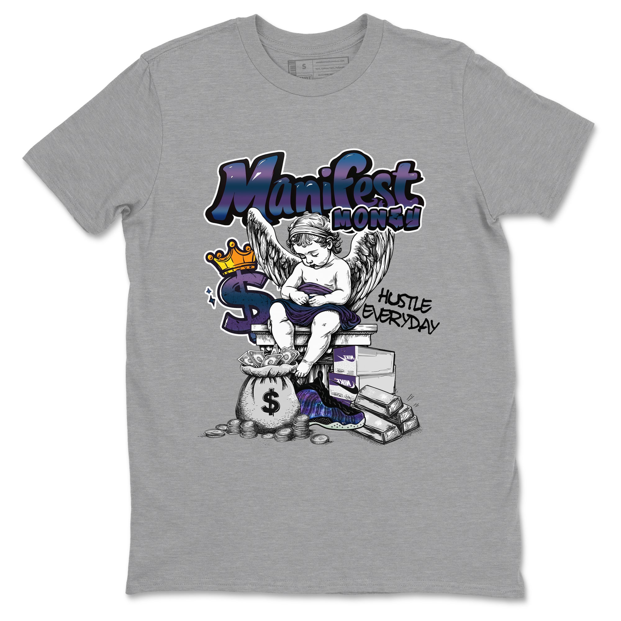 Manifest Money Sneaker Tees - Air Foamposite One Galaxy