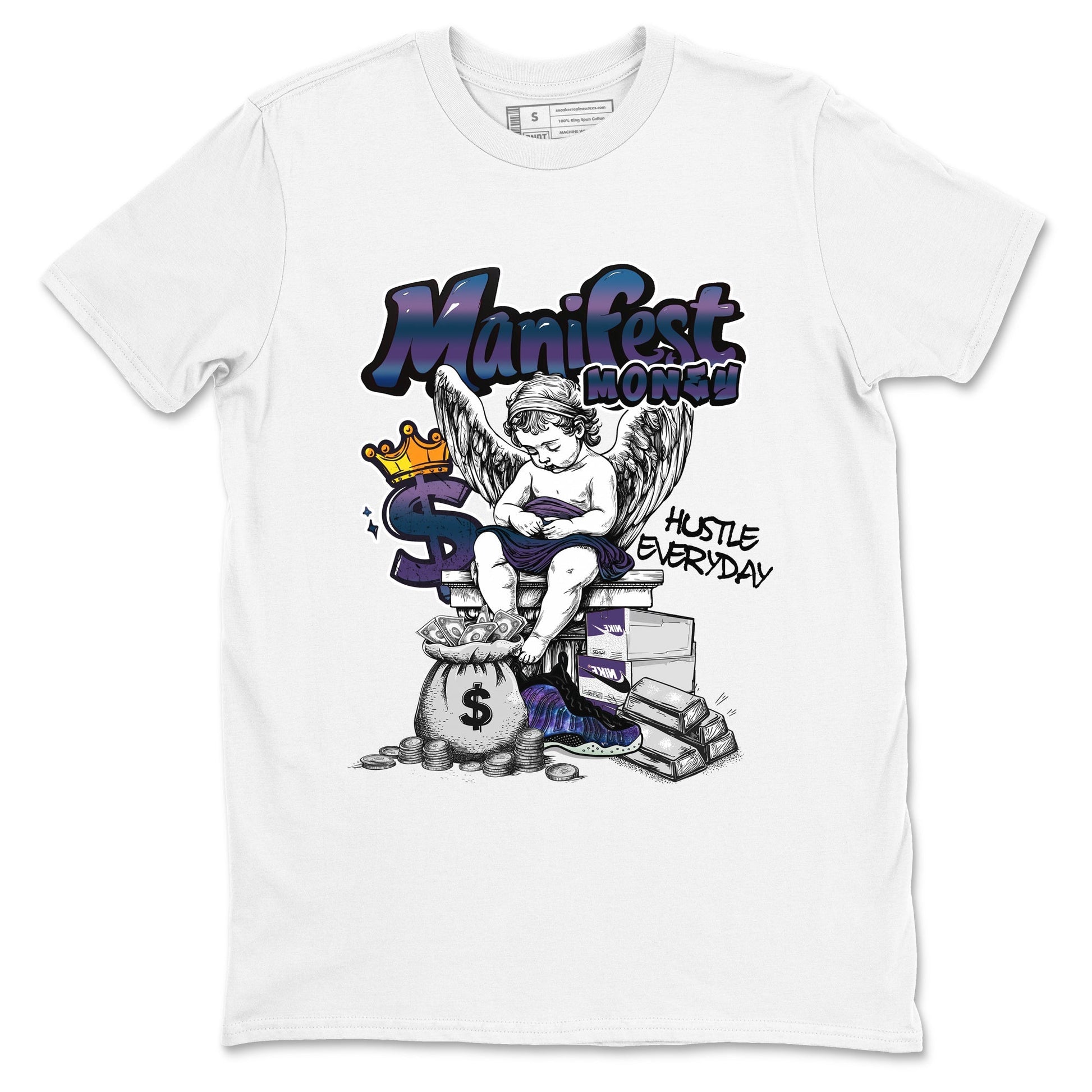 Manifest Money Sneaker Tees - Air Foamposite One Galaxy