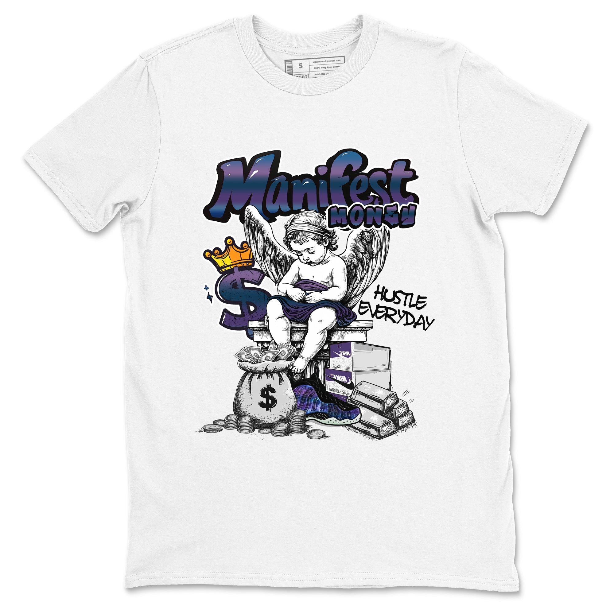 Manifest Money Sneaker Tees - Air Foamposite One Galaxy