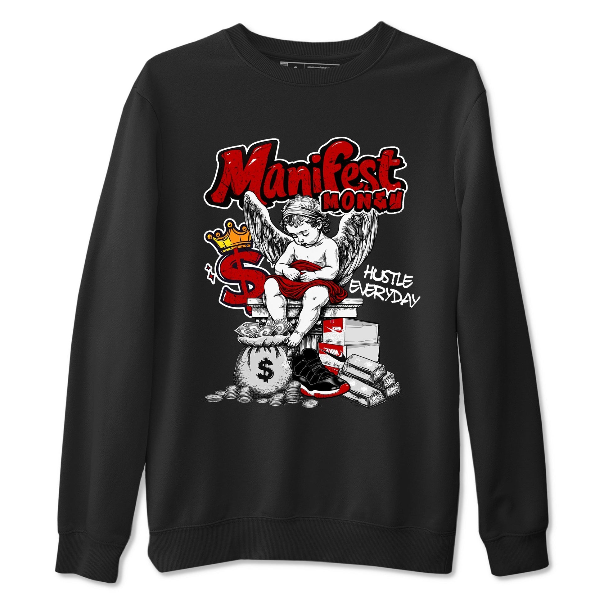 Manifest Money Sneaker Tees - Air Jordan 11 Bred