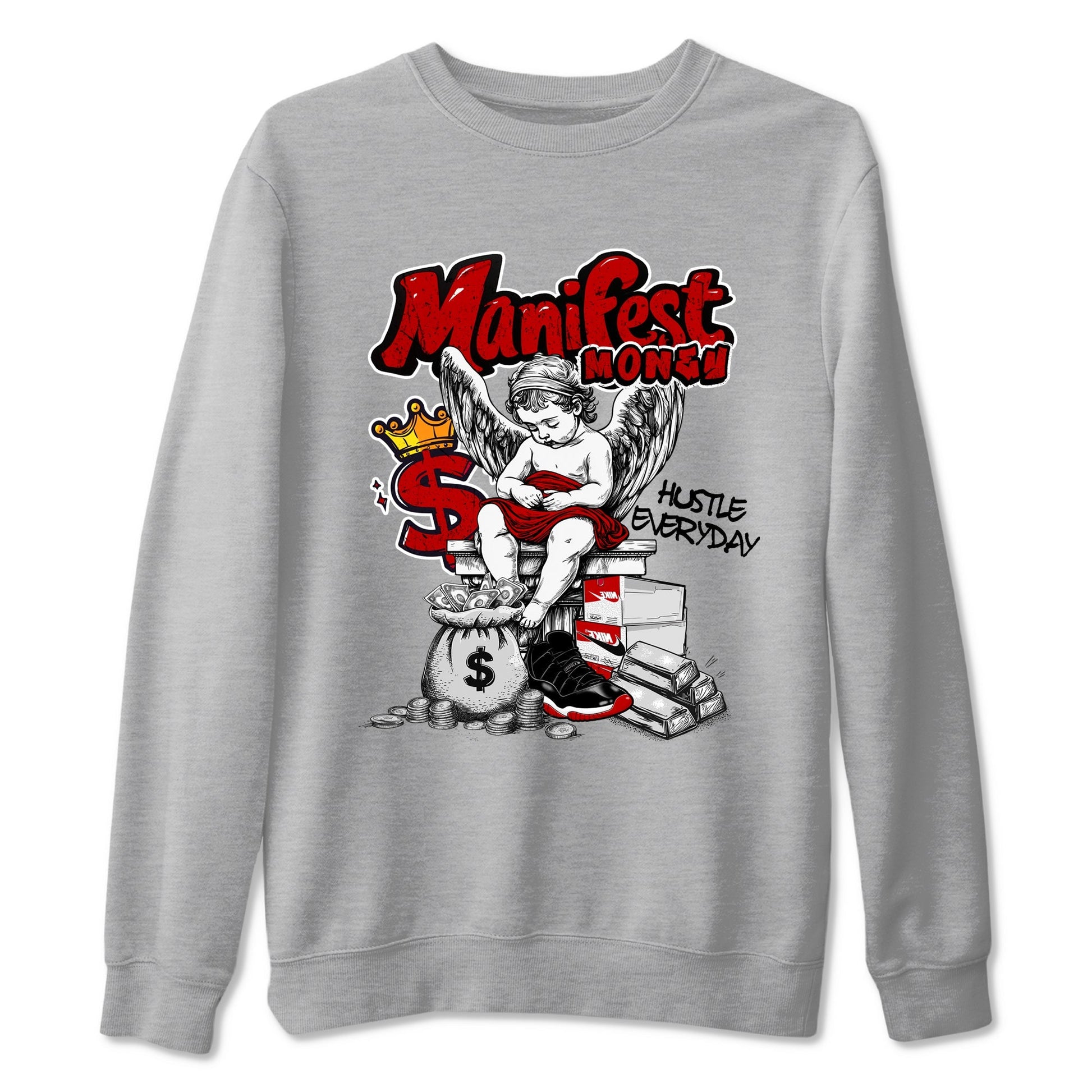 Manifest Money Sneaker Tees - Air Jordan 11 Bred