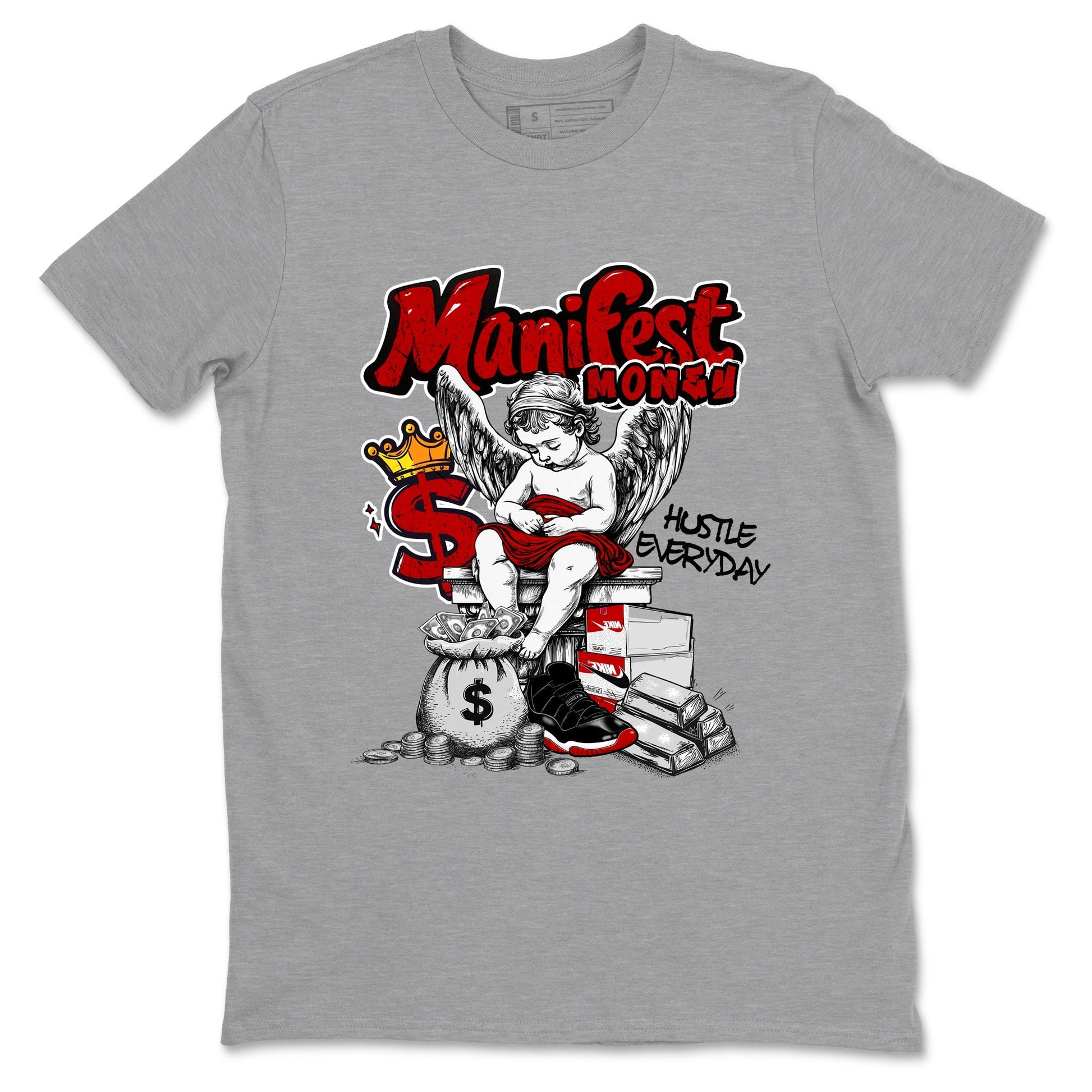 Manifest Money Sneaker Tees - Air Jordan 11 Bred