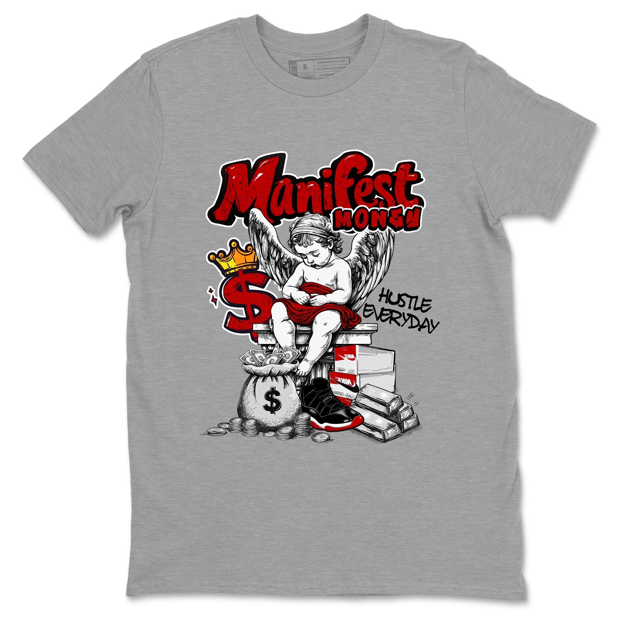 Manifest Money Sneaker Tees - Air Jordan 11 Bred