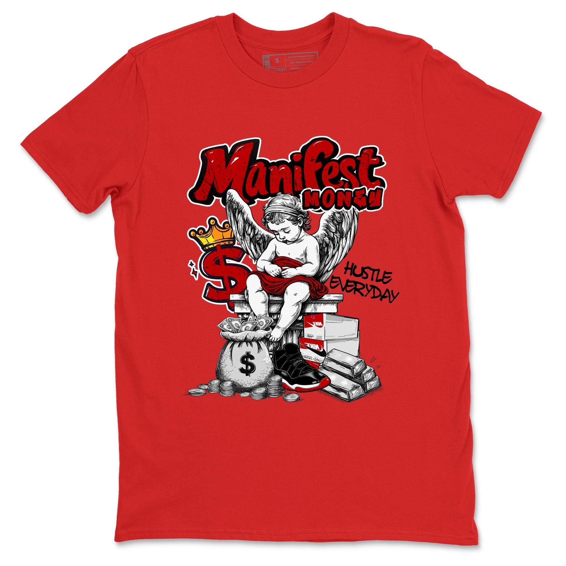 Manifest Money Sneaker Tees - Air Jordan 11 Bred
