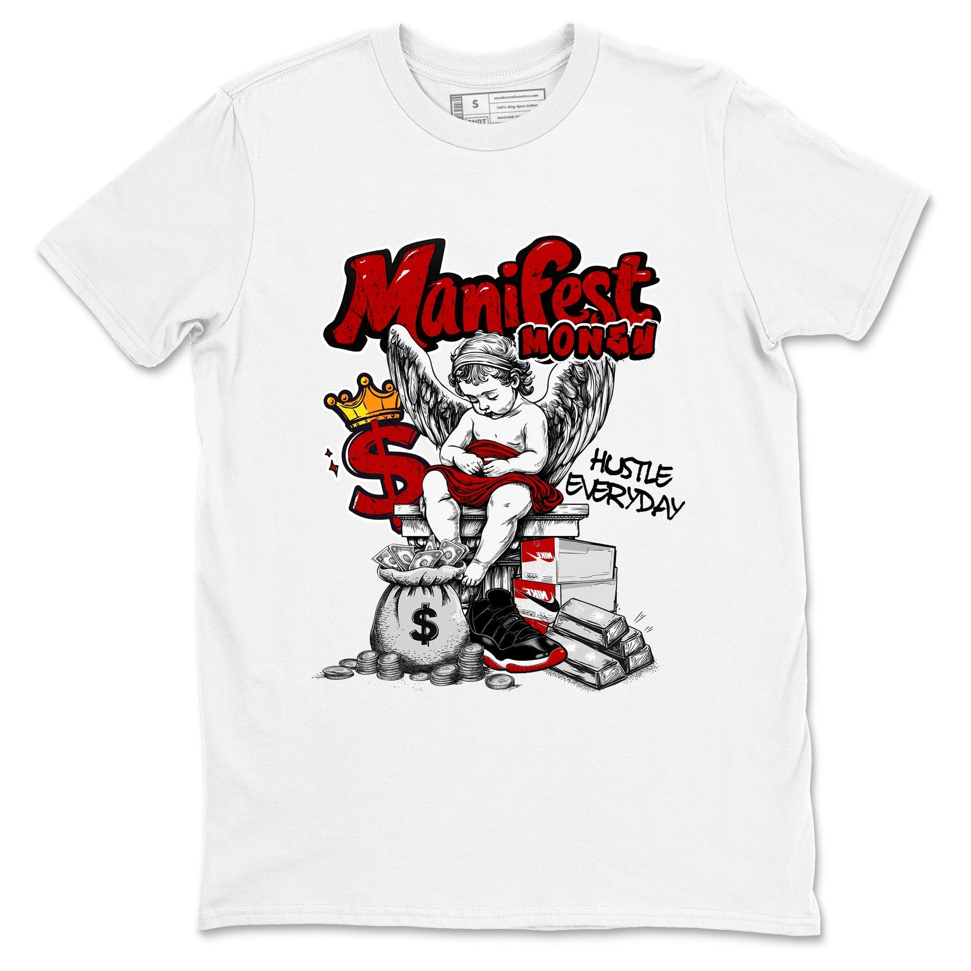 Manifest Money Sneaker Tees - Air Jordan 11 Bred
