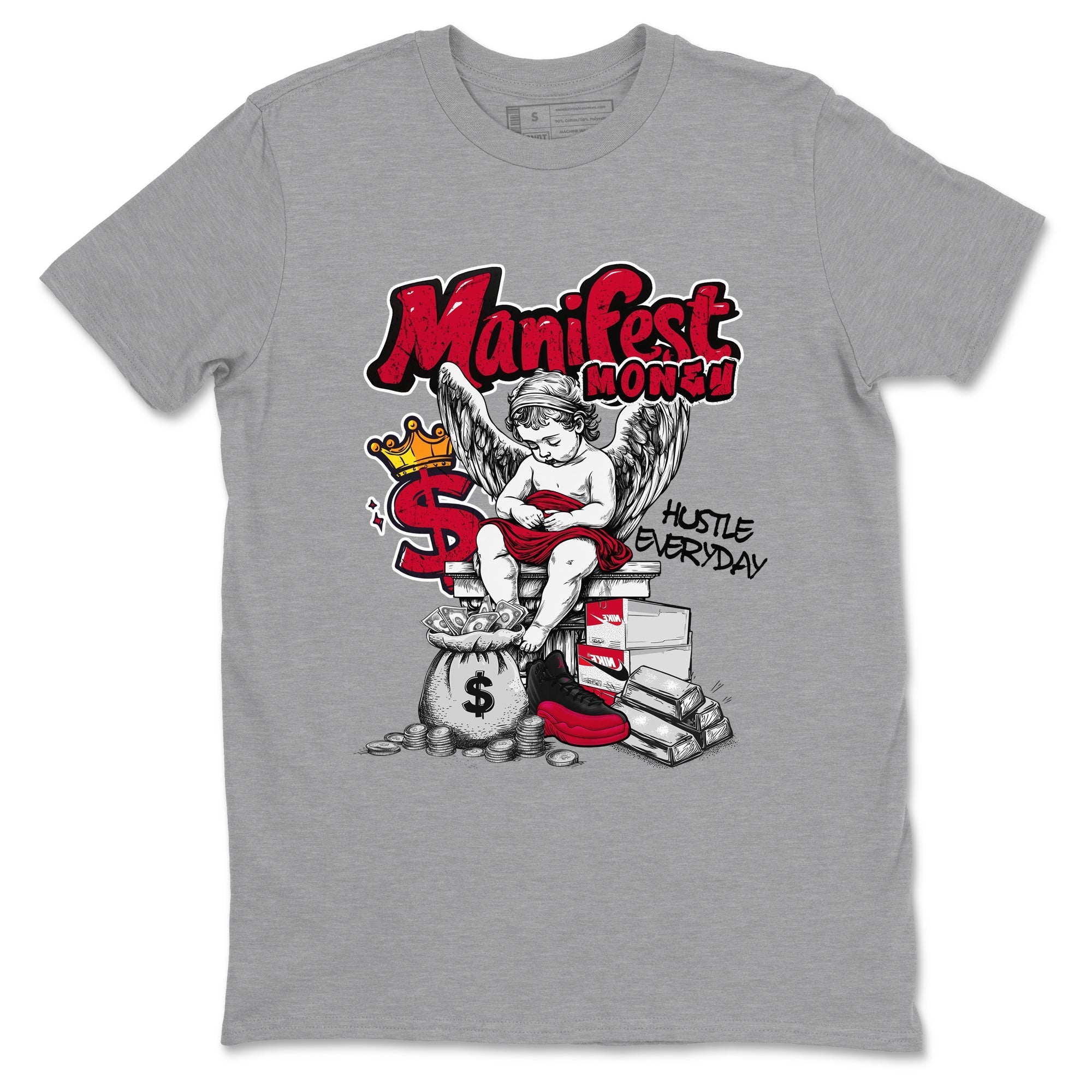 Manifest Money Sneaker Tees - Air Jordan 12 Flu Game