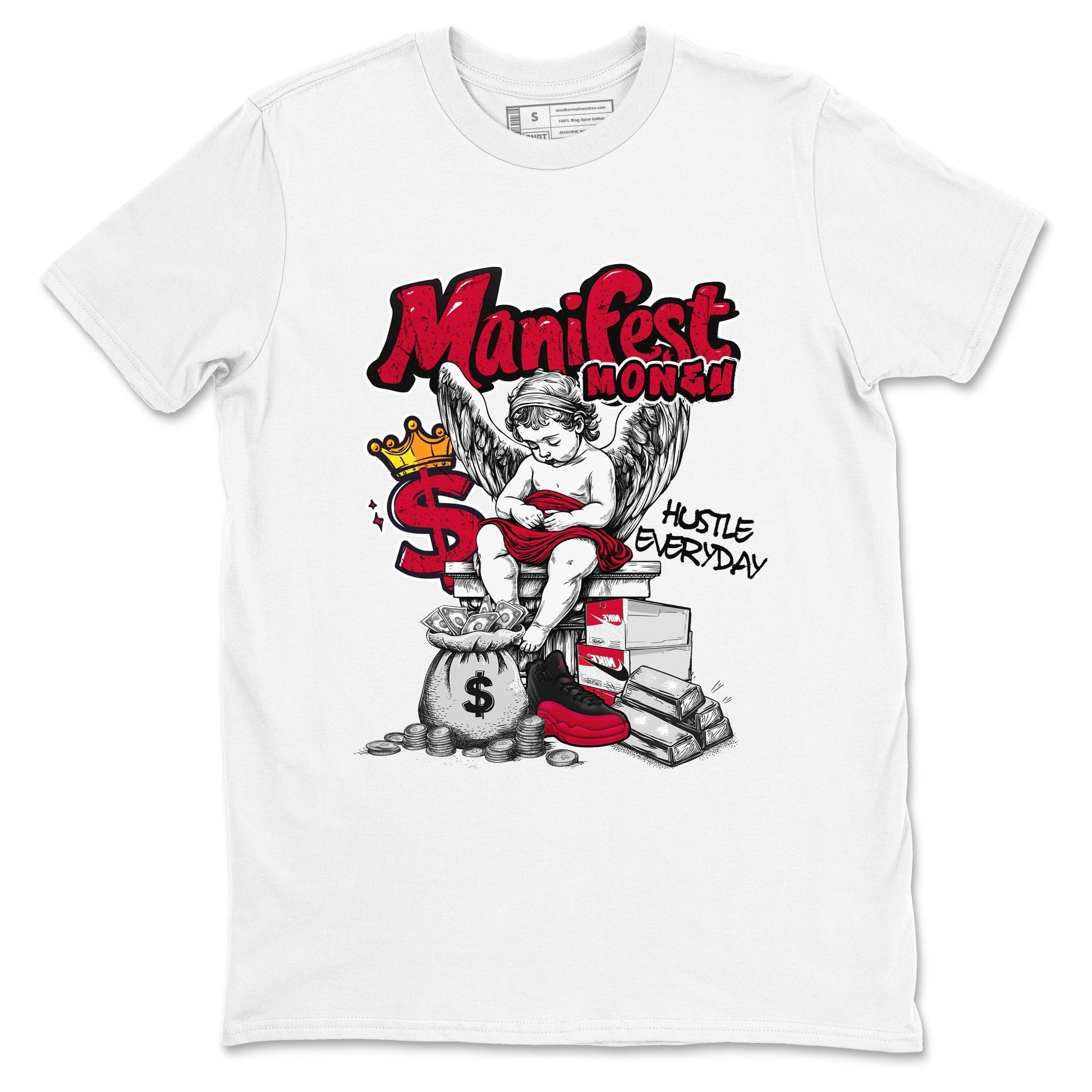 Manifest Money Sneaker Tees - Air Jordan 12 Flu Game
