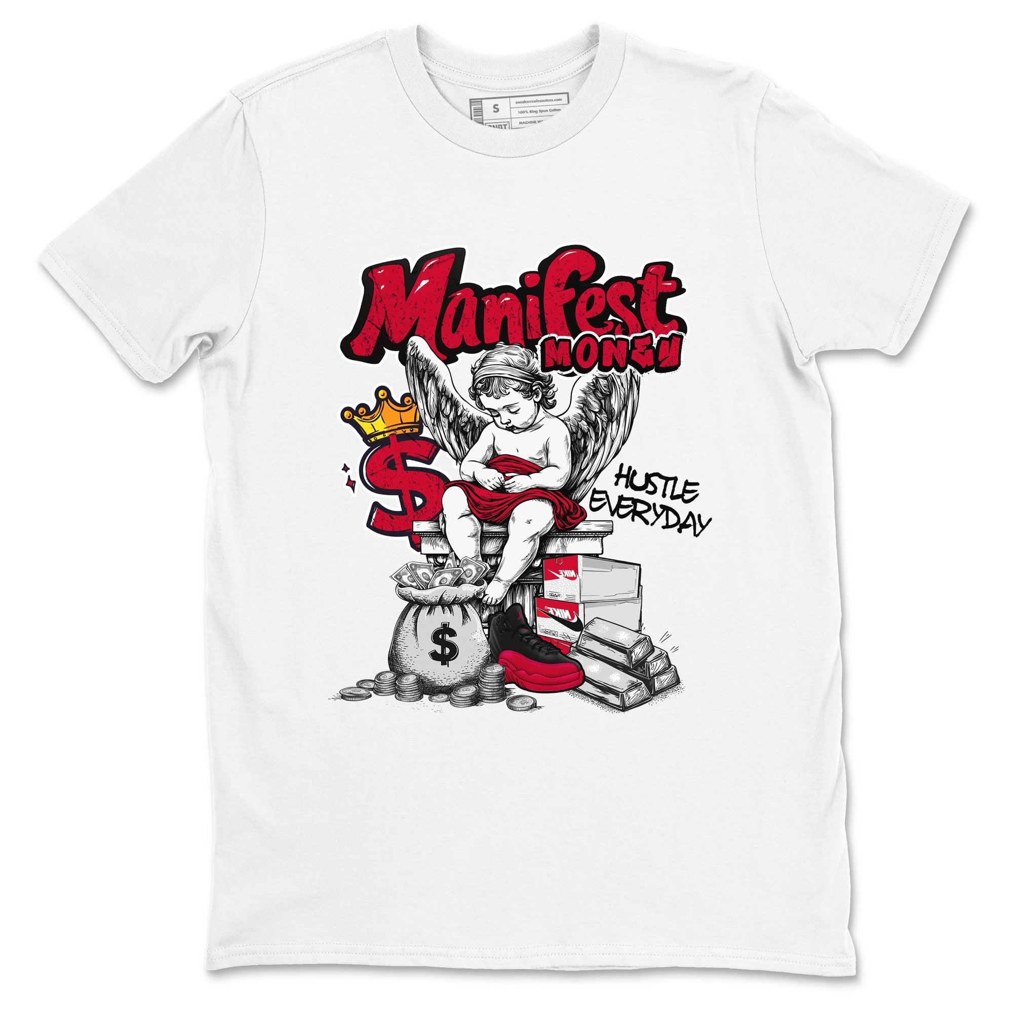 Manifest Money Sneaker Tees - Air Jordan 12 Flu Game