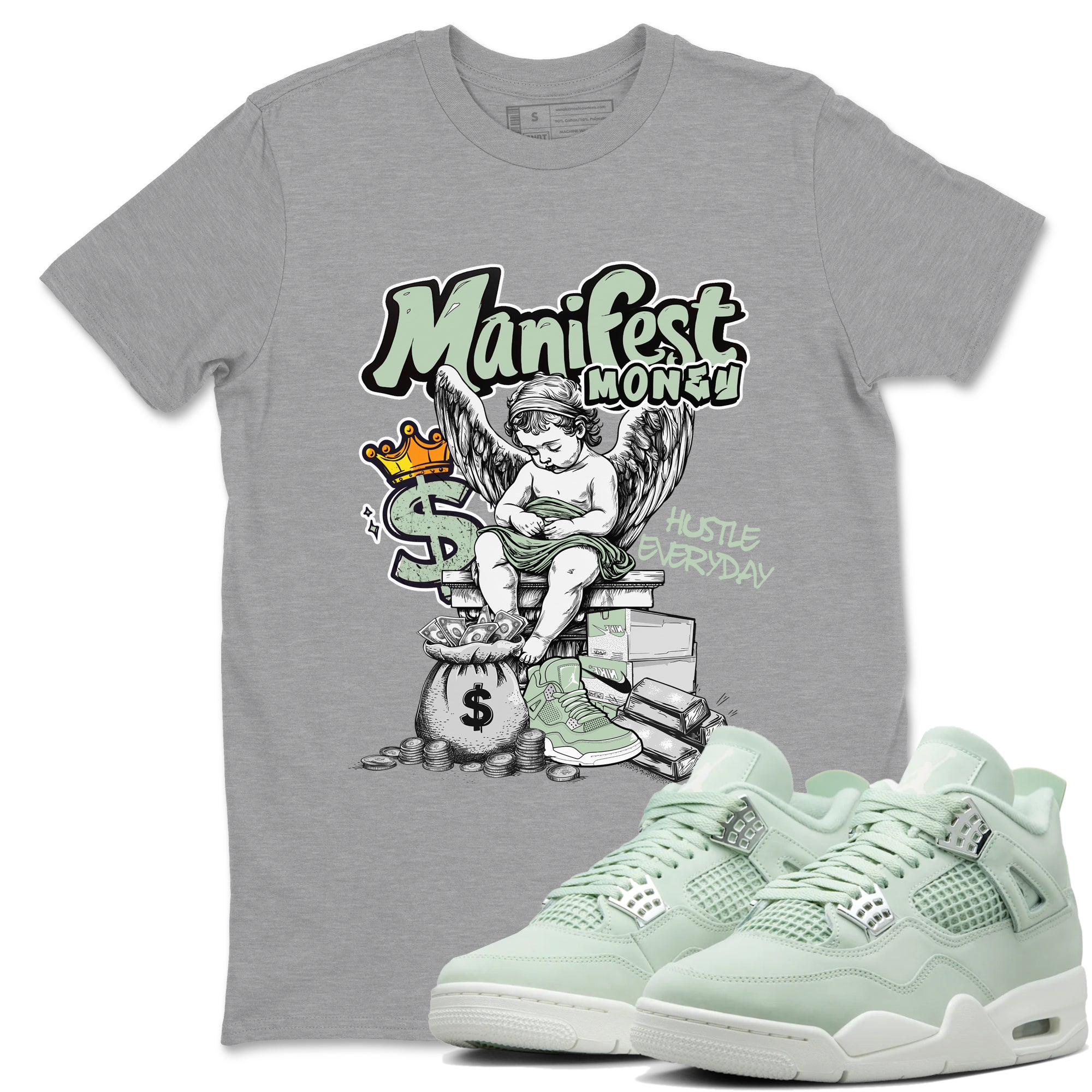 Manifest Money Sneaker Tees - Air Jordan 4 Abundance