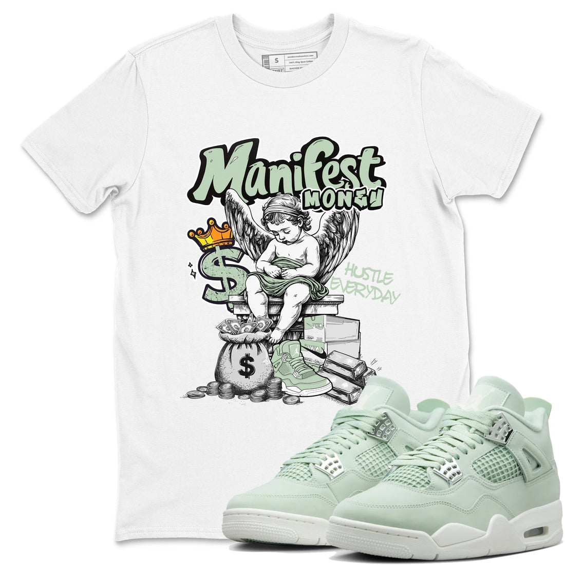 Manifest Money Sneaker Tees - Air Jordan 4 Abundance