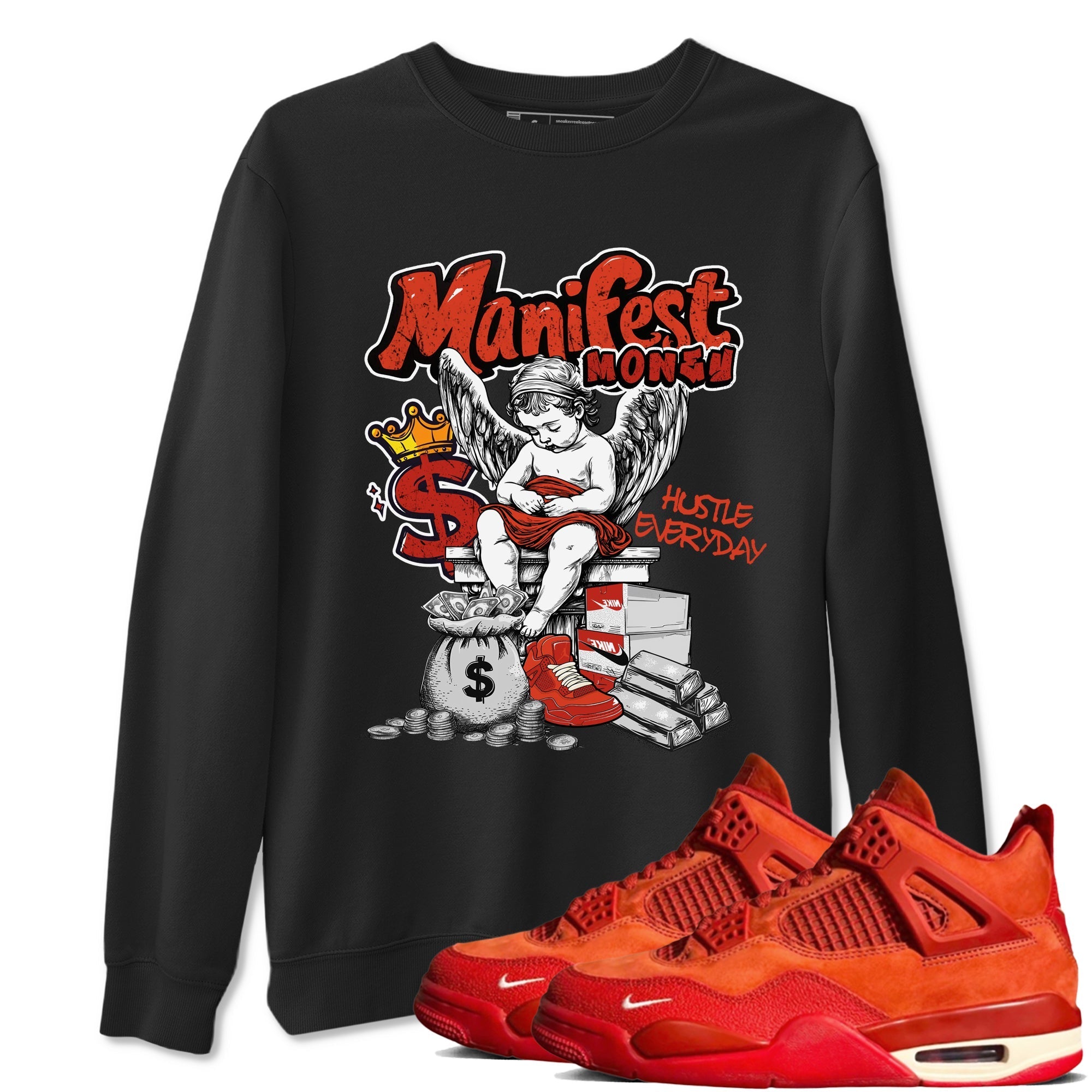 Manifest Money Sneaker Tees - Air Jordan 4 Brick By Brick