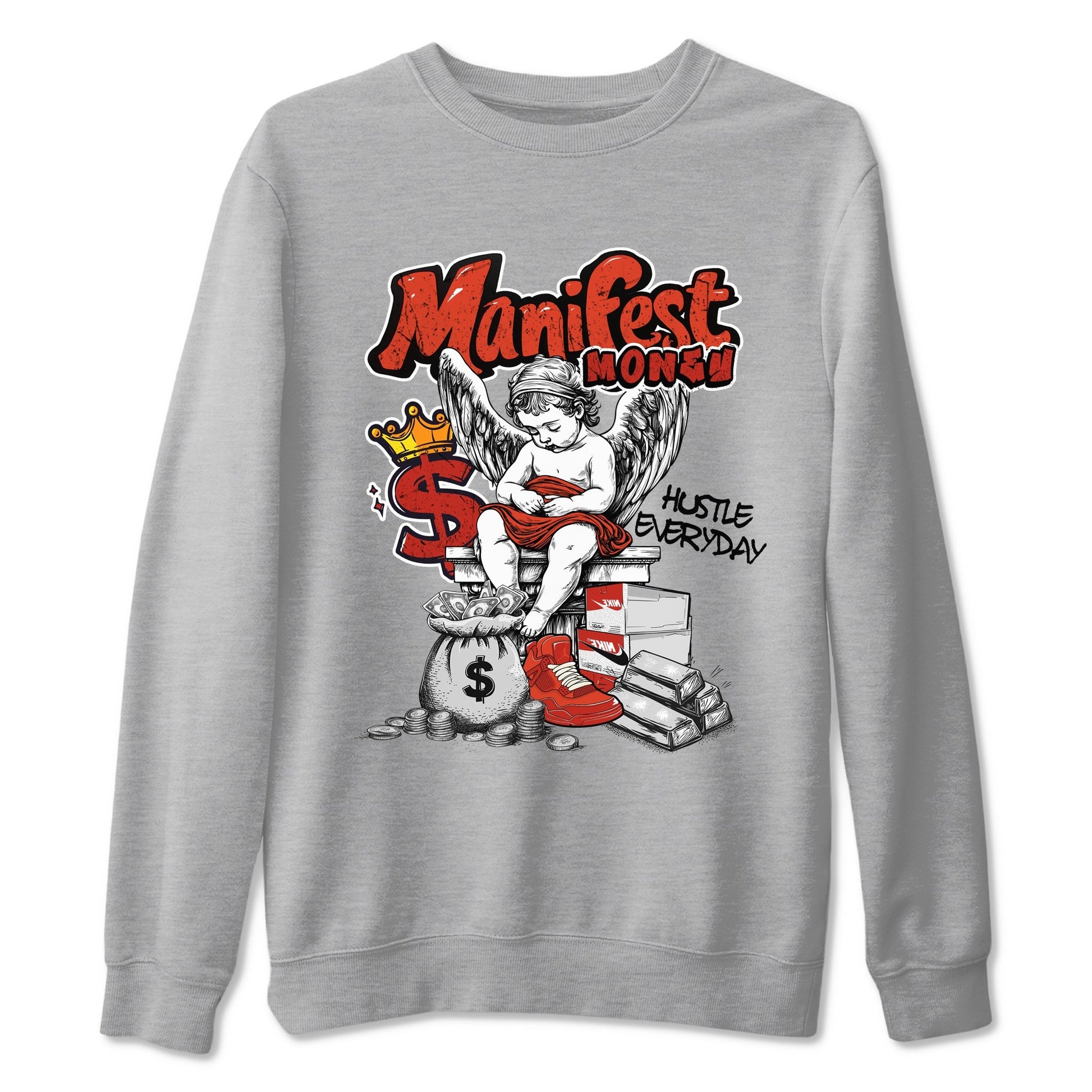 Manifest Money Sneaker Tees - Air Jordan 4 Brick By Brick
