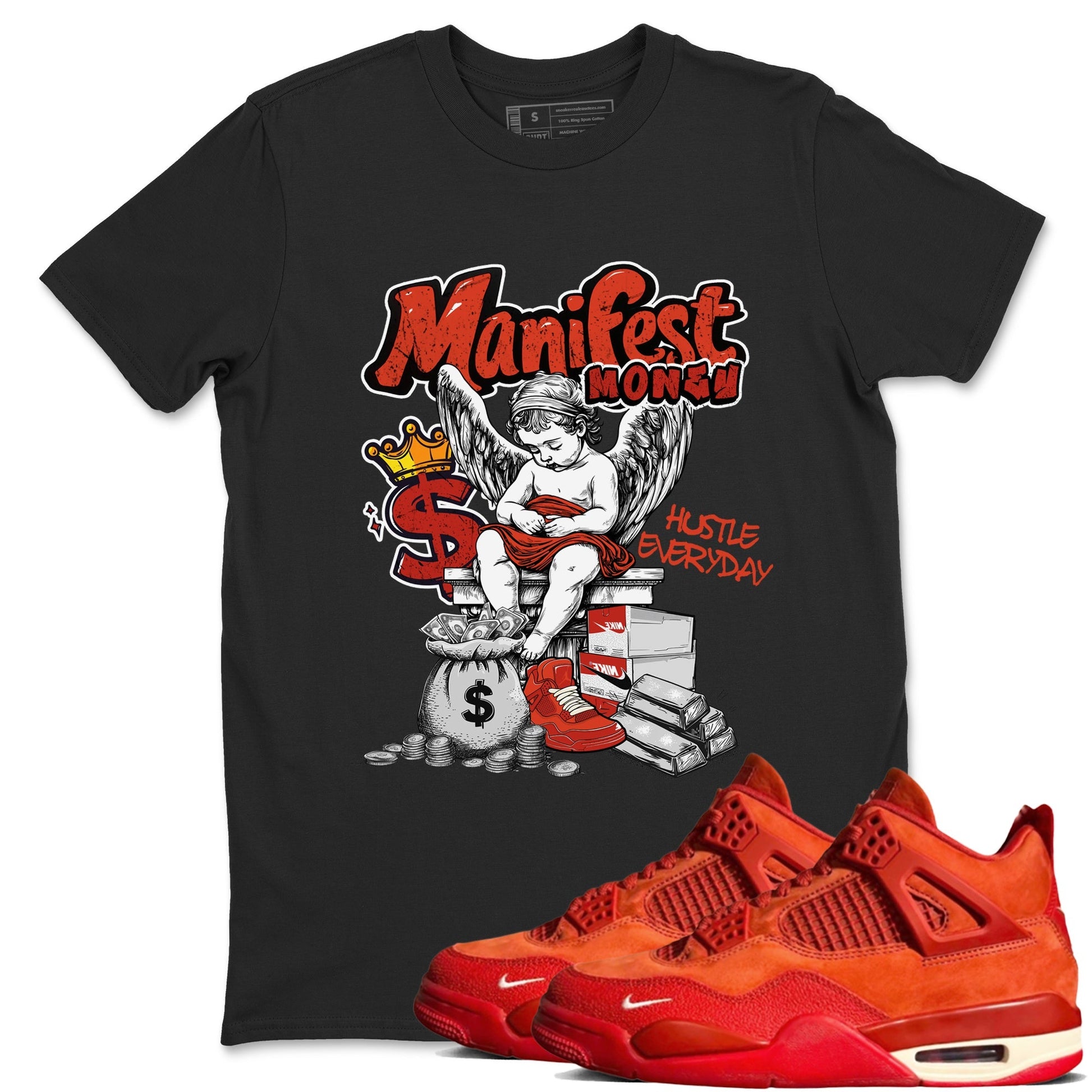 Manifest Money Sneaker Tees - Air Jordan 4 Brick By Brick