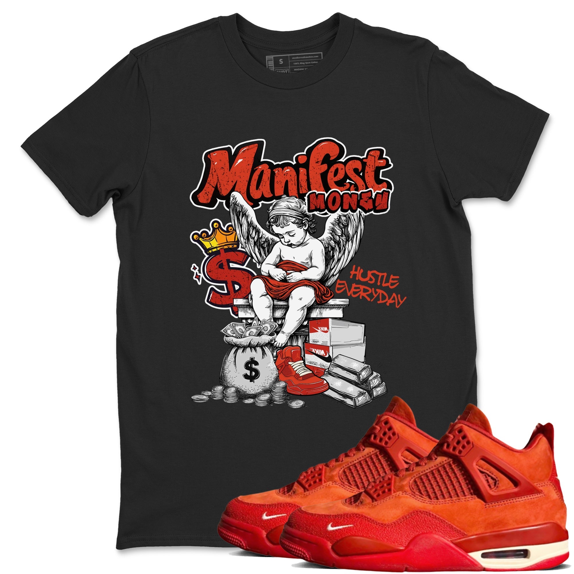 Manifest Money Sneaker Tees - Air Jordan 4 Brick By Brick