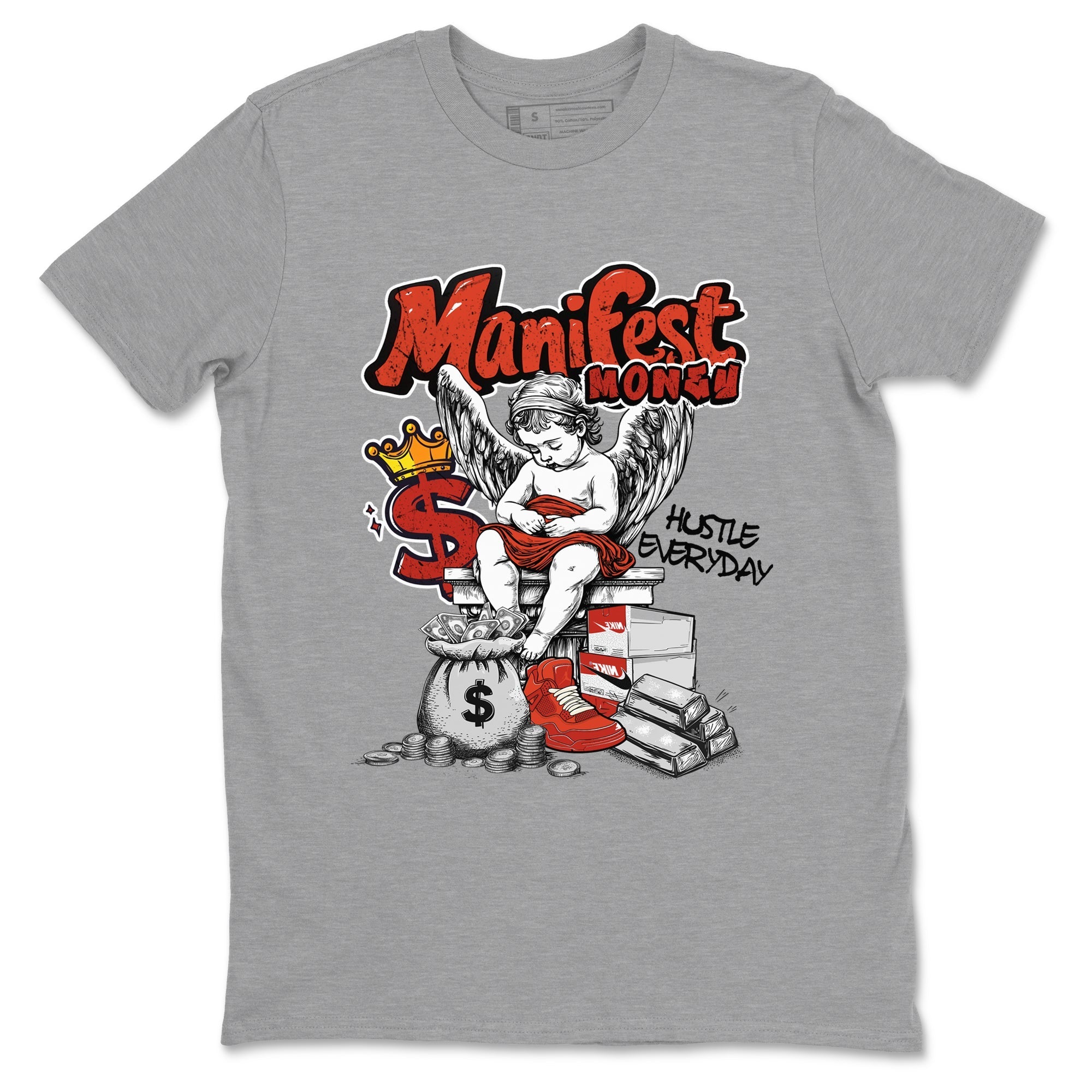 Manifest Money Sneaker Tees - Air Jordan 4 Brick By Brick