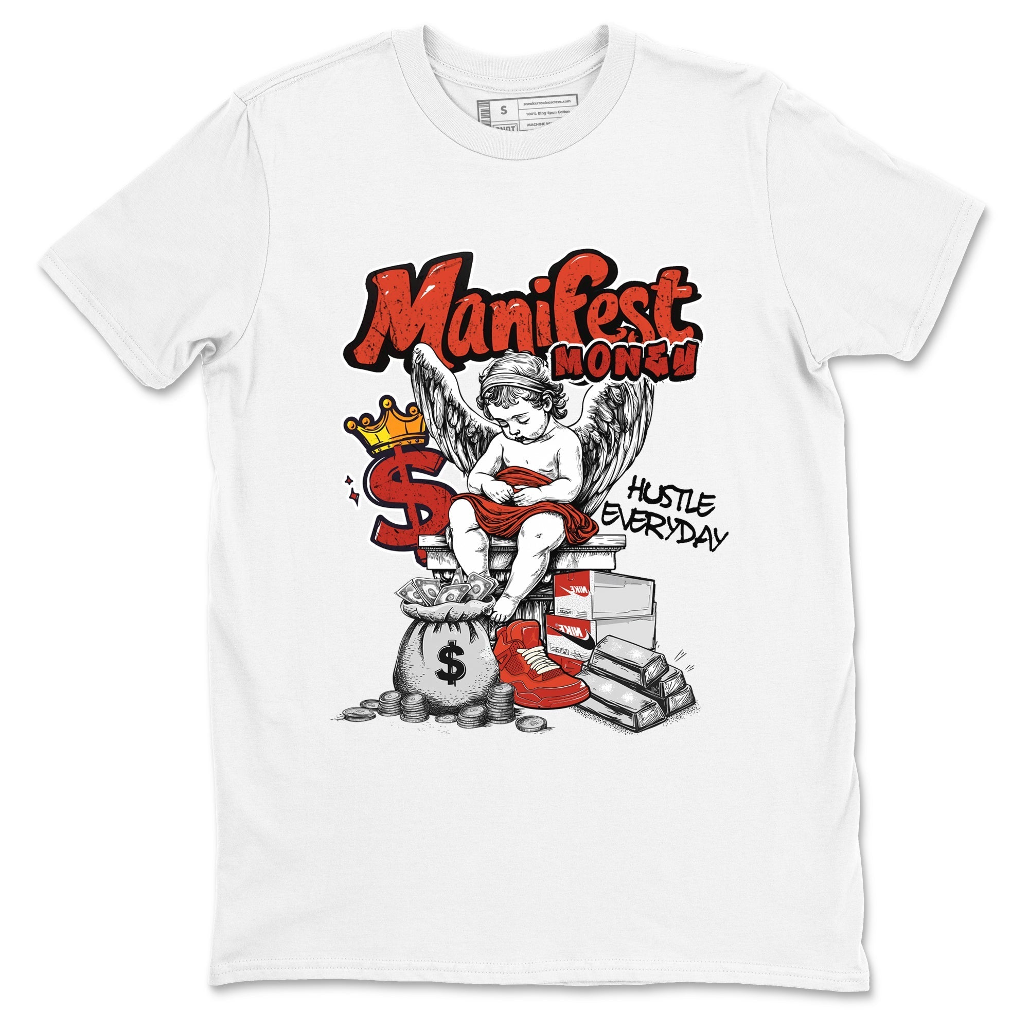 Manifest Money Sneaker Tees - Air Jordan 4 Brick By Brick