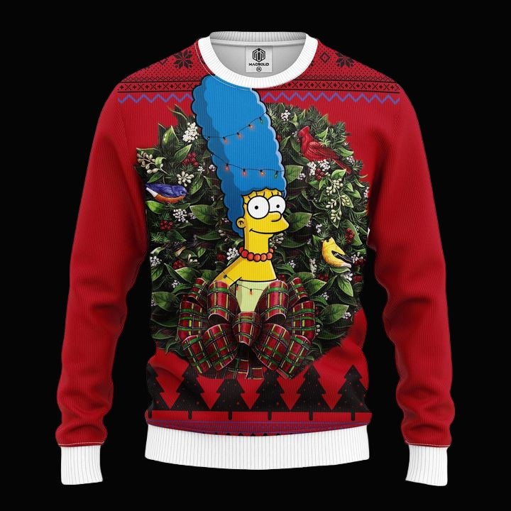 Marge Simpson The Simpsons Noel Mc Ugly Christmas Sweater Thanksgiving Gift ? Usalast
