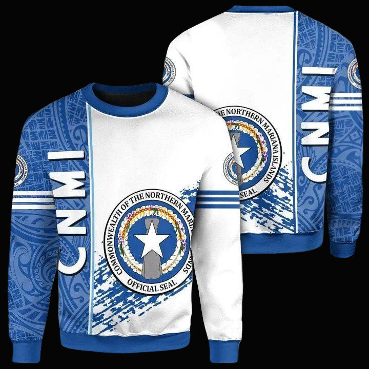 Mariana Islands Coat Of Arms Sweater Quarter Style J1C ? Usalast