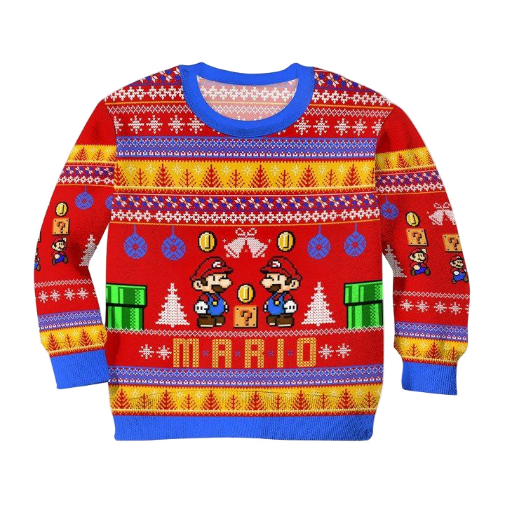 Mario Super Mario Christmas Sweater ? Usalast