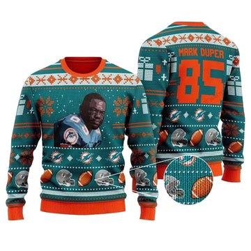 Mark Duper 85 Miami Dolphins Nfl Christmas Sweater ? Usalast