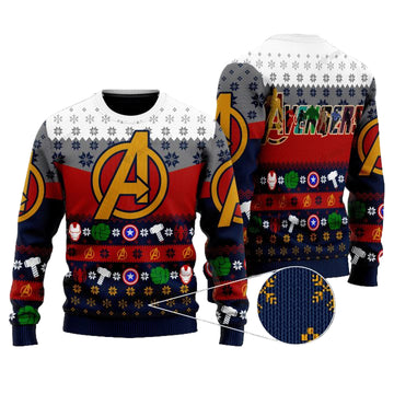 Marvel Comics Avengers Christmas Sweater ? Usalast