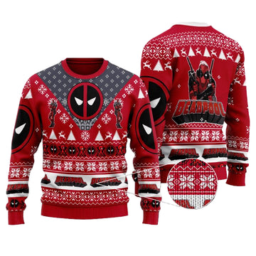 Marvel Comics Deadpool Christmas Sweater ? Usalast