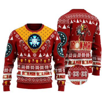 Marvel Comics Iron Man Christmas Sweater ? Usalast
