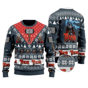 Marvel Comics Thor Odinson Christmas Sweater ? Usalast