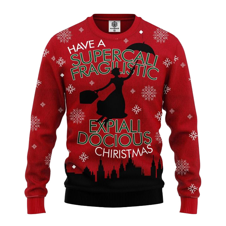 Mary Poppins Ugly Christmas Sweater Amazing Gift Idea Thanksgiving Gift ? Usalast