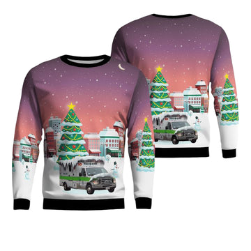 Massachusetts Pro EMS Christmas Sweater 3D ? Usalast