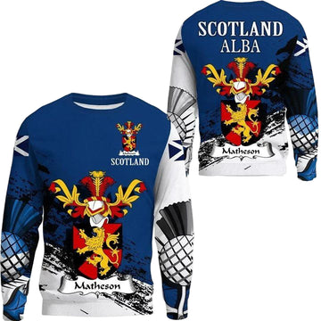 Matheson Scottish Family Crest Scotland Special Sweater A7 ? Usalast