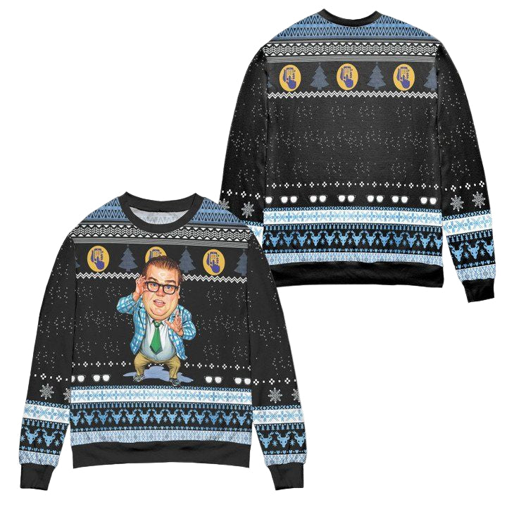 Matt Foley A Scary Story on Halloween Ugly Christmas Sweater ? Black ? Usalast