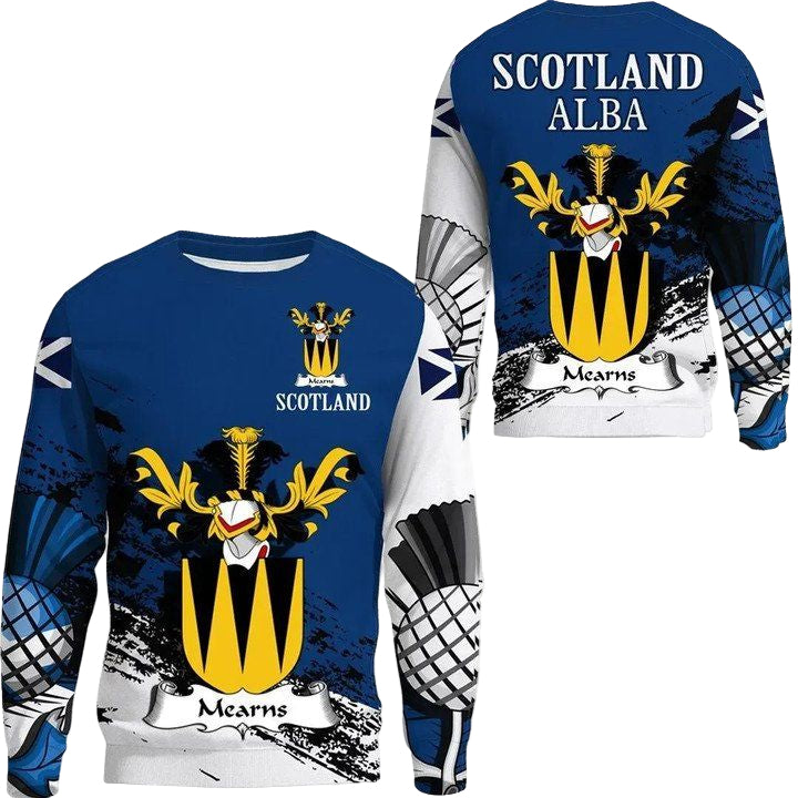 Mearns Scottish Family Crest Scotland Special Sweater A7 ? Usalast