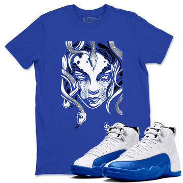 Medusa Head Sneaker Tees - Air Jordan 12 Blueberry