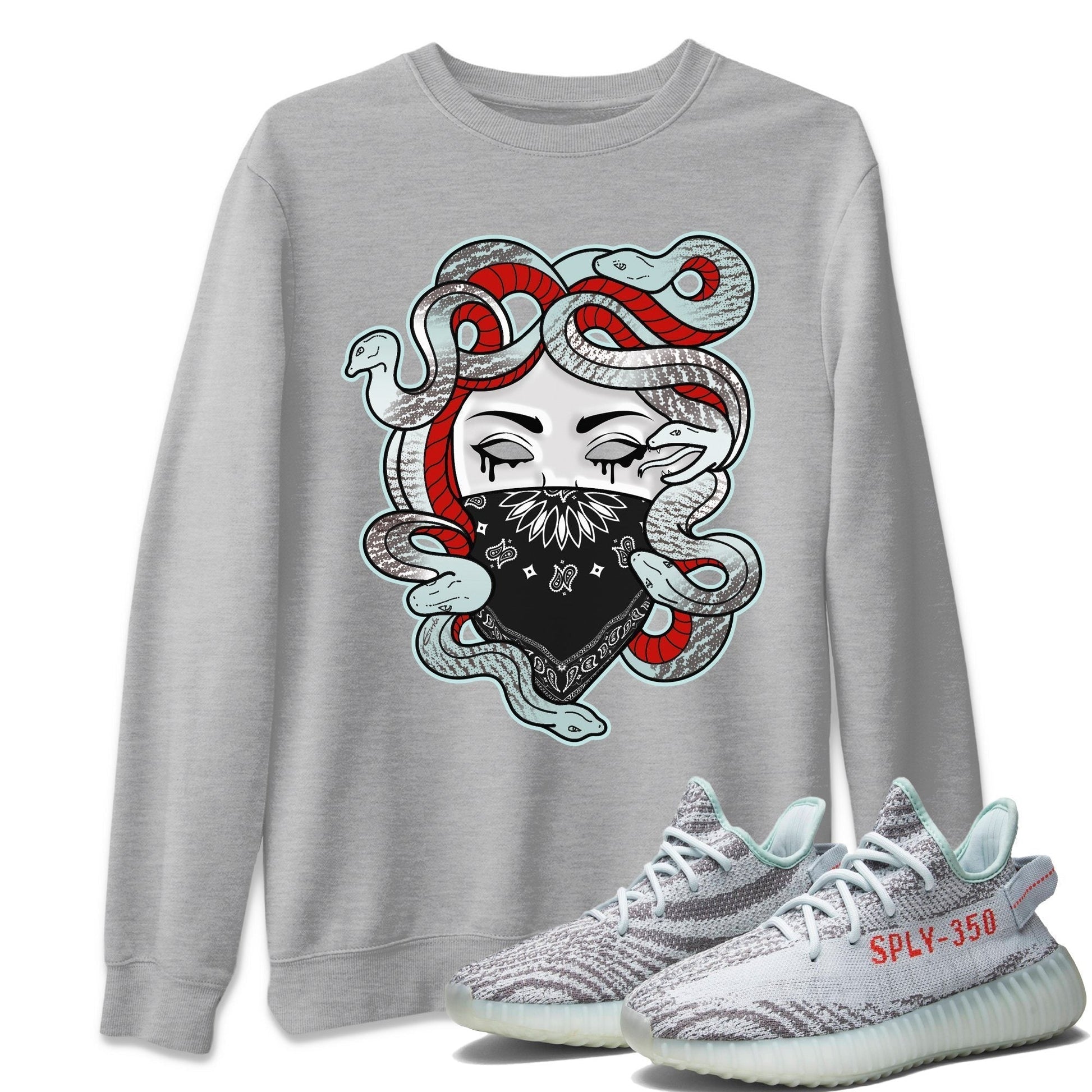 Medusa Unisex Tops - Yeezy 350 Blue Tint
