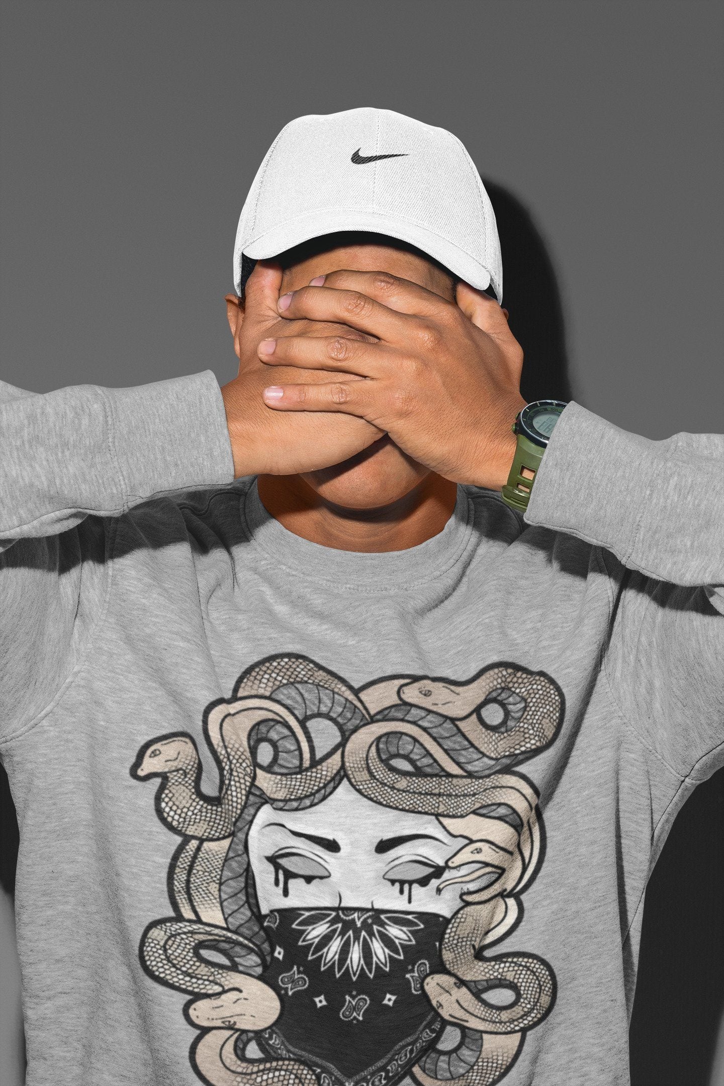 Medusa Unisex Tops - Yeezy 350 Ash Pearl