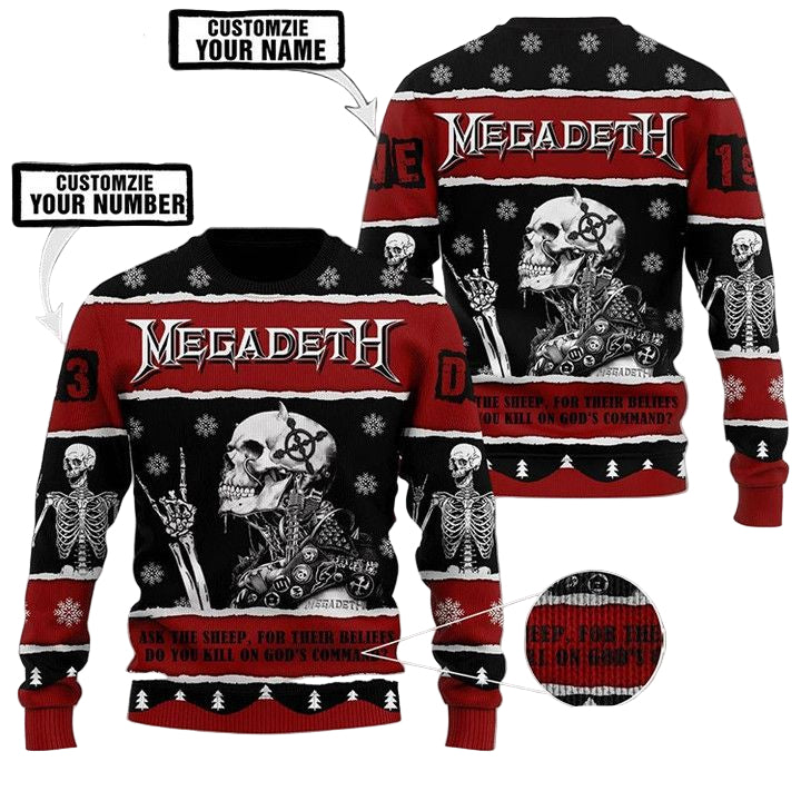 Megadeth Skull Sweater Sweater ? Usalast