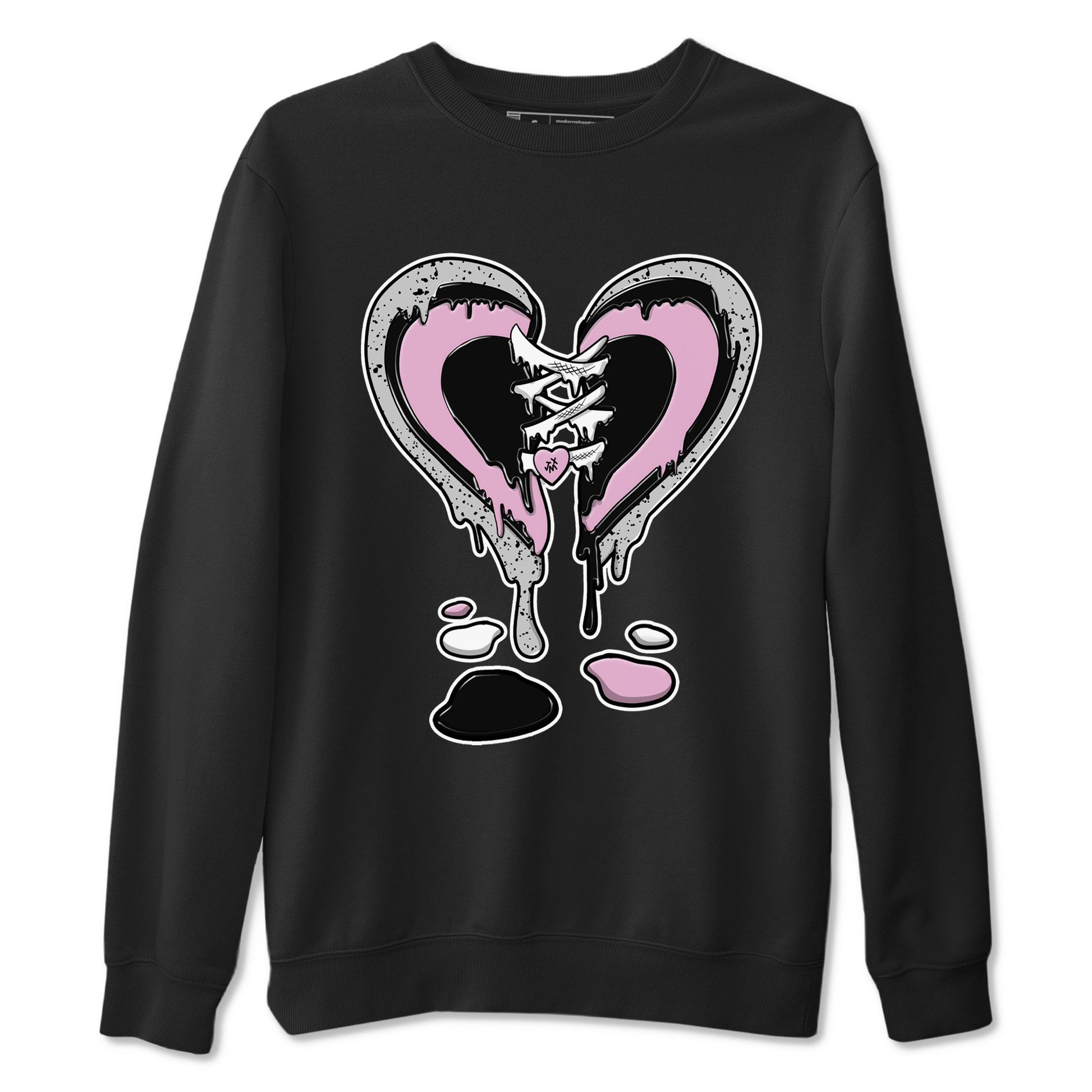 Melting Heart Sneaker Tees - Air Jordan 4 Orchid