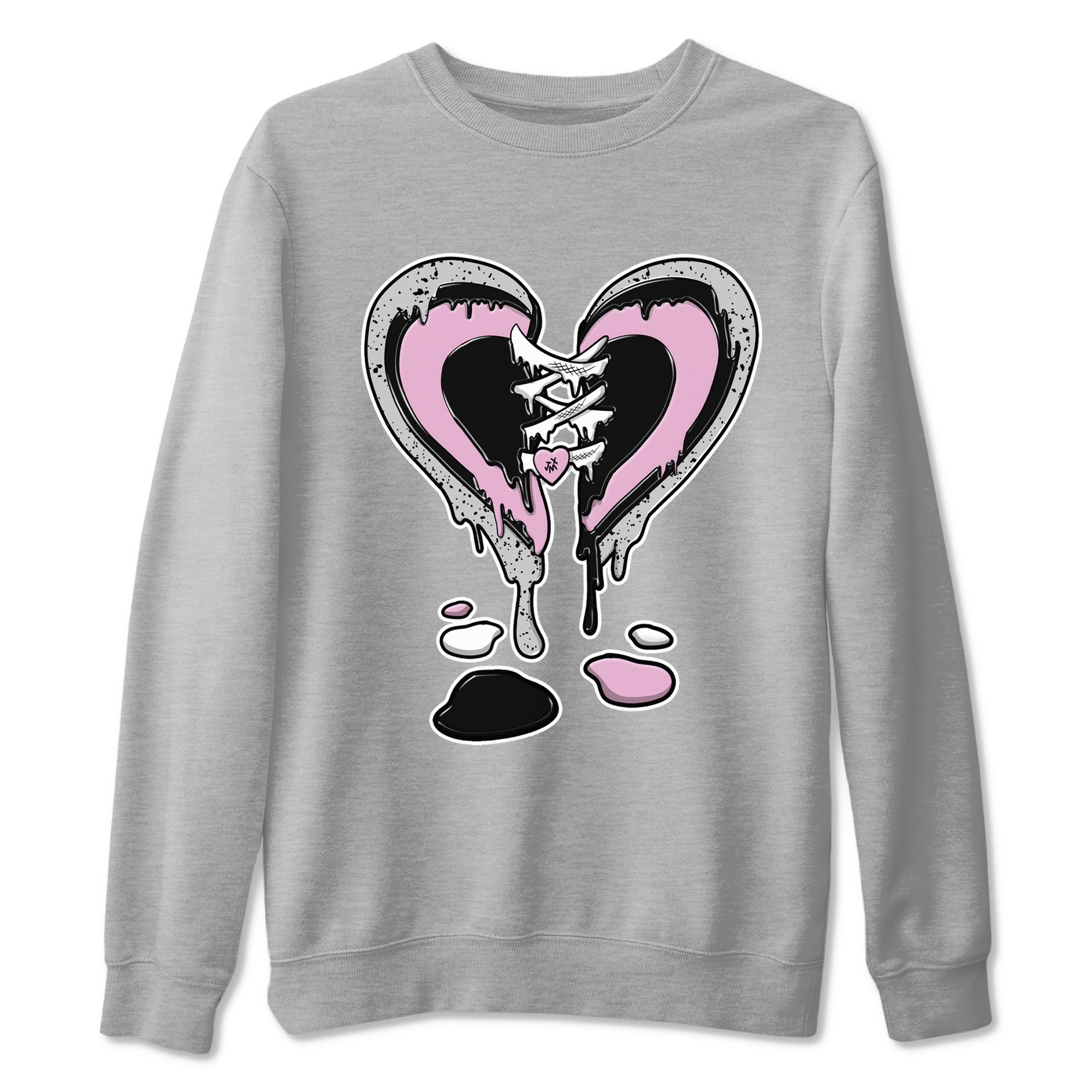 Melting Heart Sneaker Tees - Air Jordan 4 Orchid