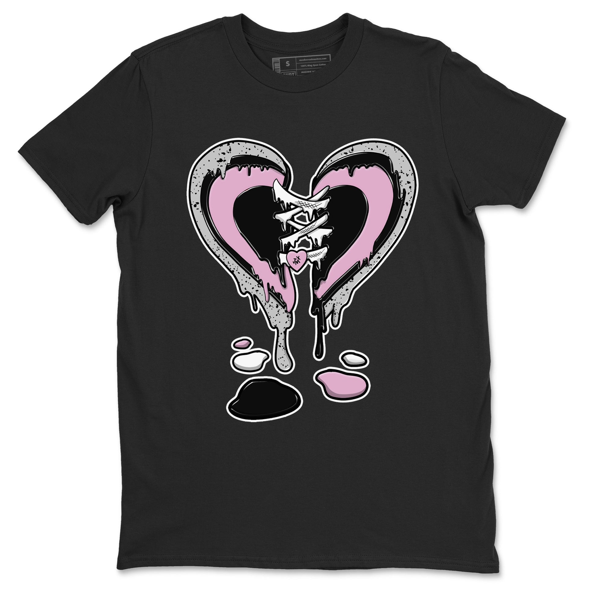 Melting Heart Sneaker Tees - Air Jordan 4 Orchid