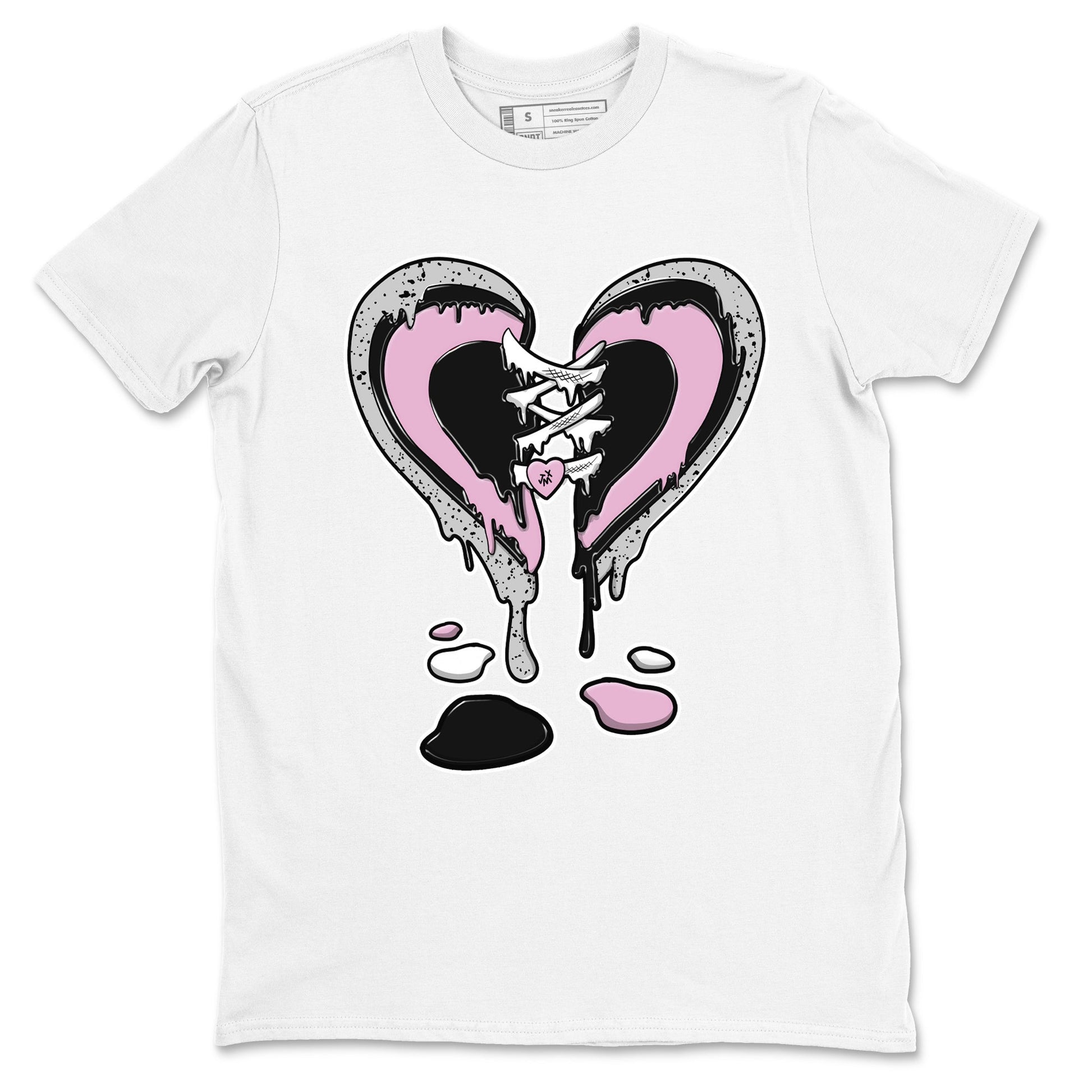 Melting Heart Sneaker Tees - Air Jordan 4 Orchid