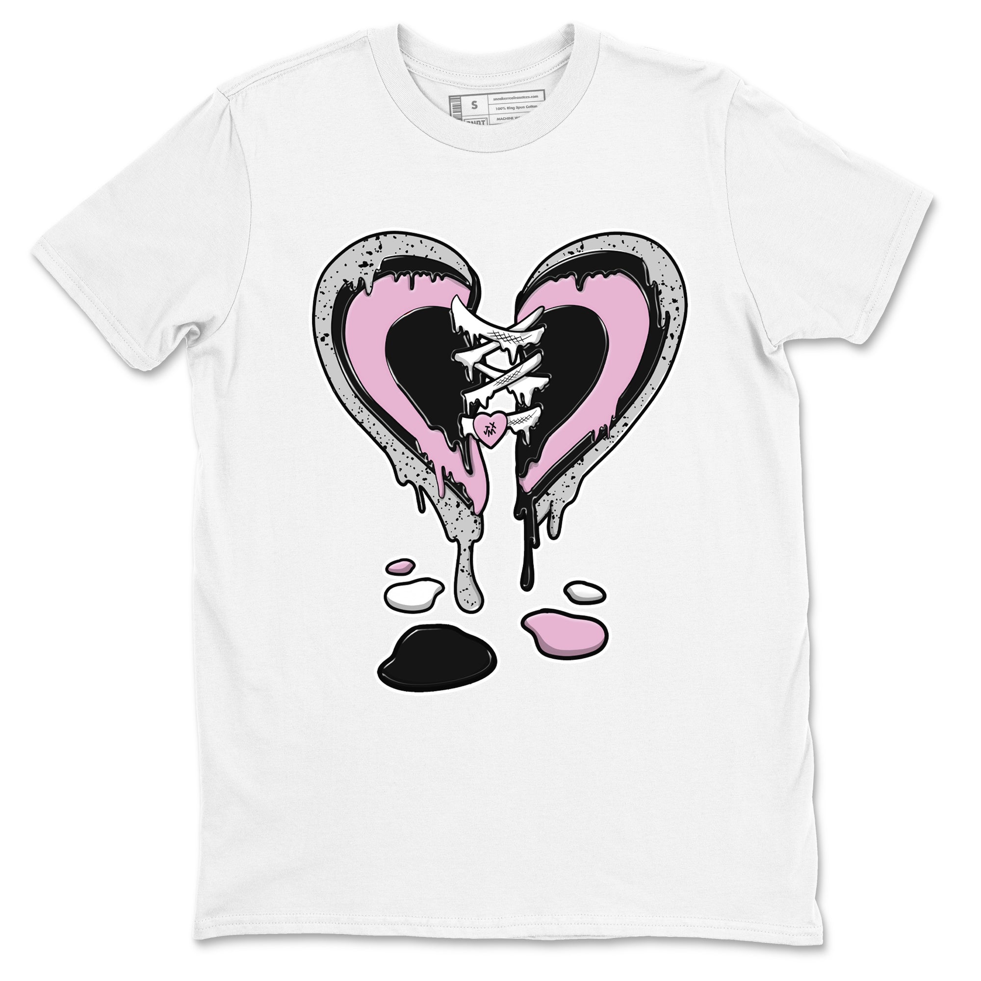 Melting Heart Sneaker Tees - Air Jordan 4 Orchid